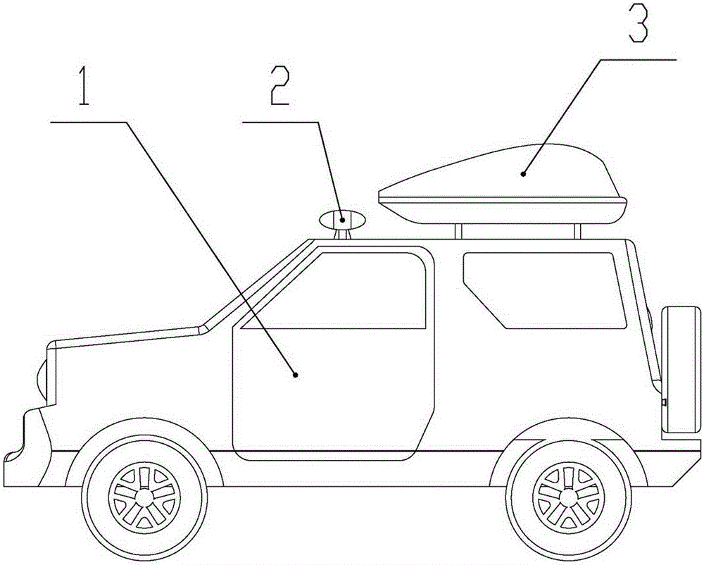 Micro-jeep high pressure water mist fire fighting car