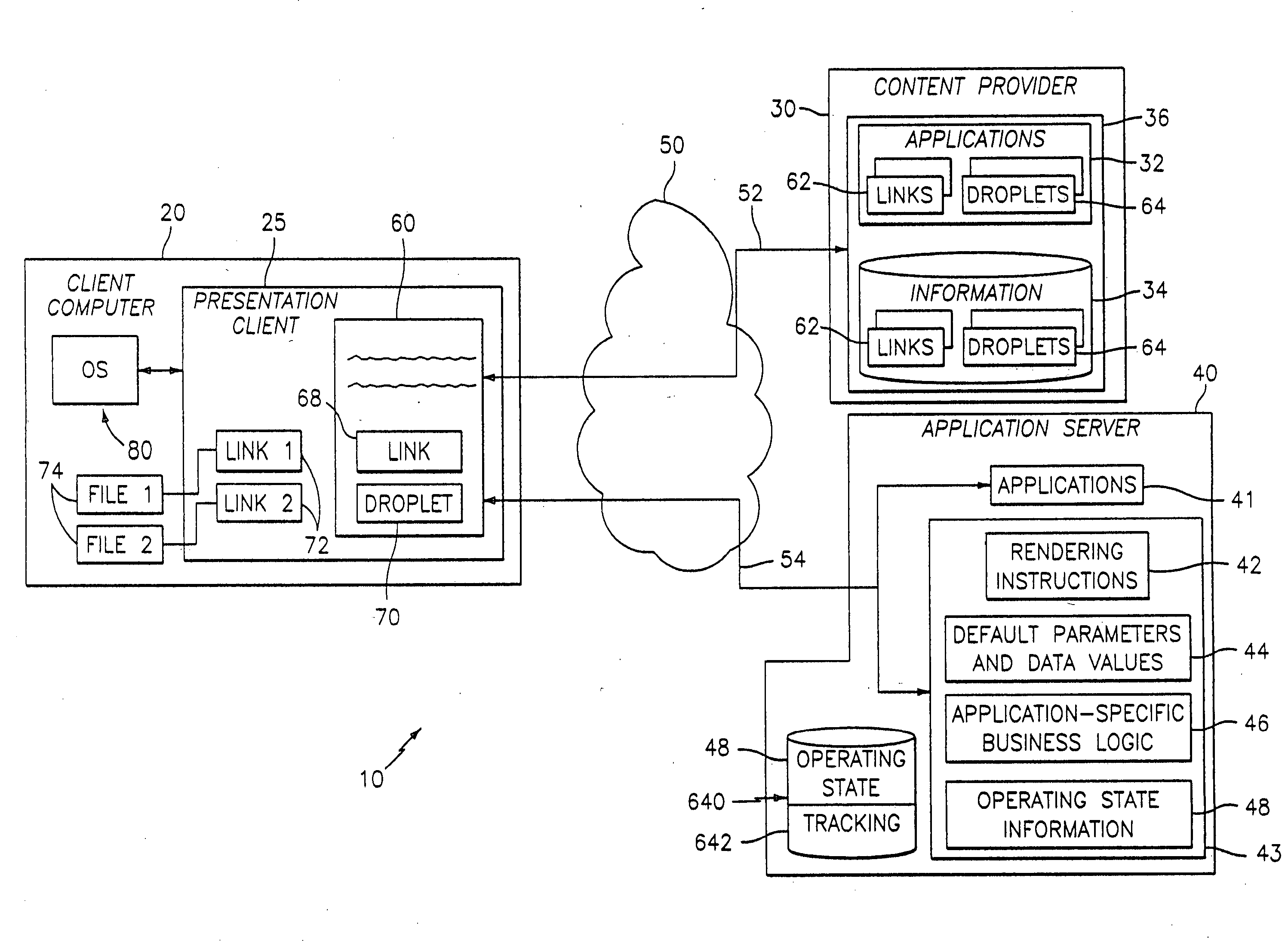 System and method for delivering remotely stored applications and information