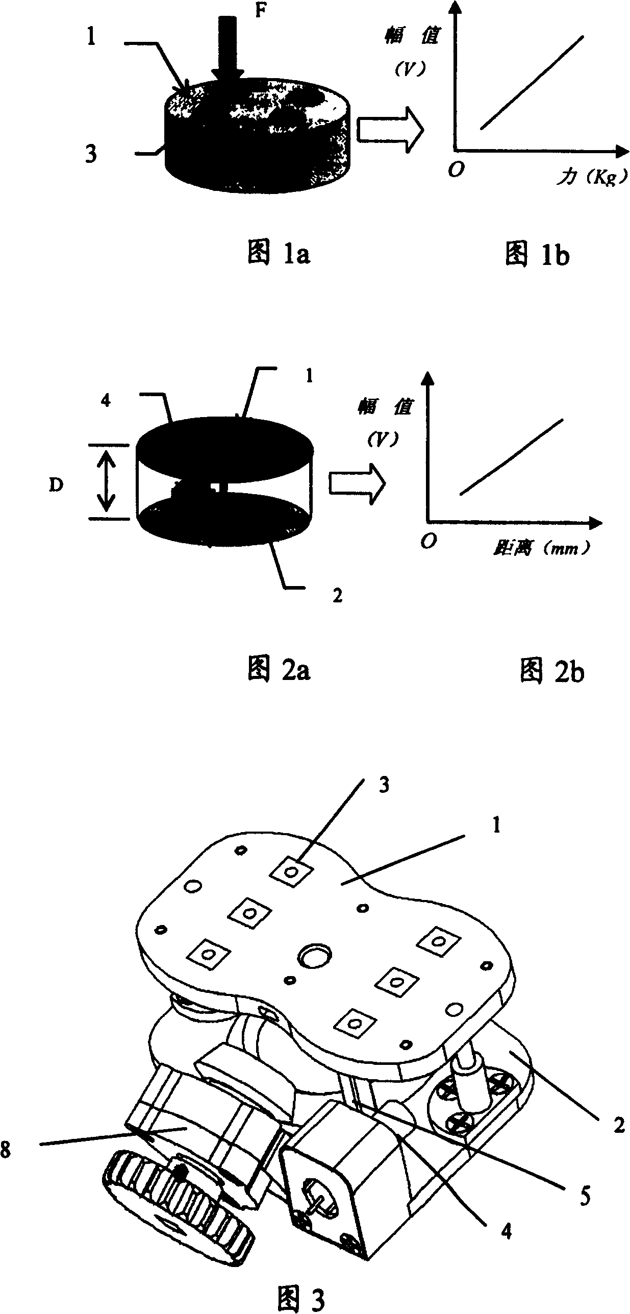 System and method for measuring pressure distribution and interval between two bearers