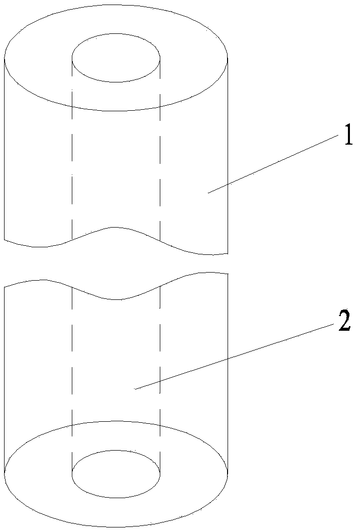 Reinforcing bar for supporting pore passage of bone nail