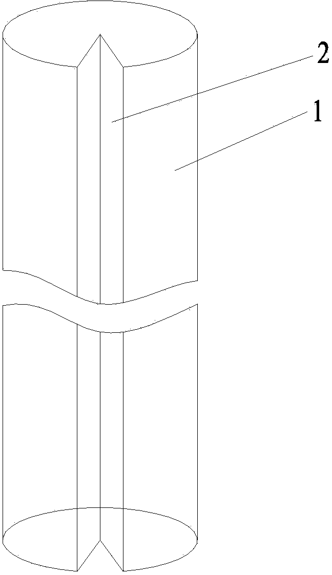 Reinforcing bar for supporting pore passage of bone nail