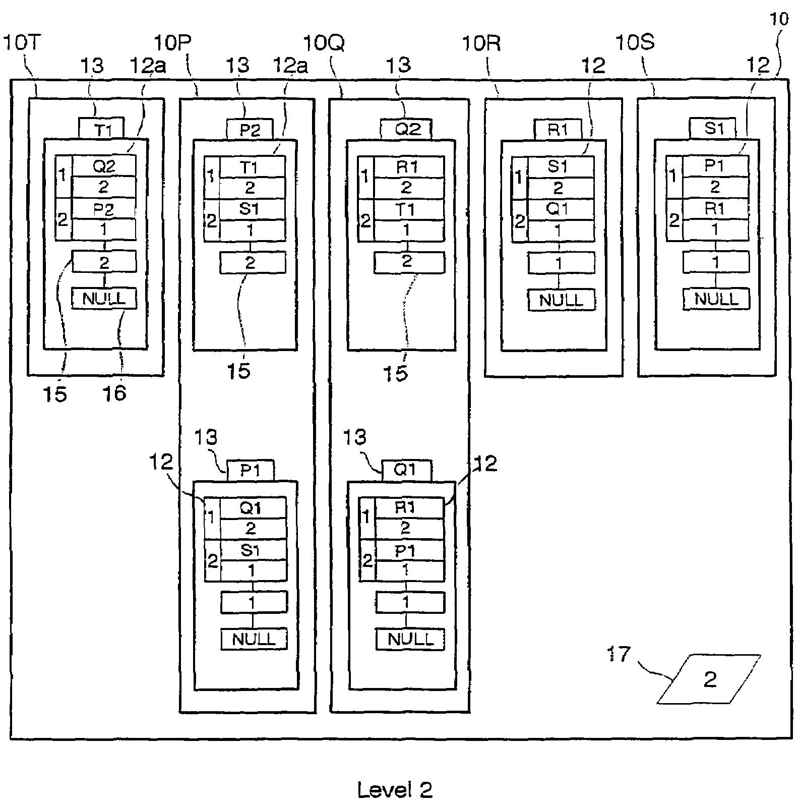 Method, computer program product and data structure for representing two- or three-dimensional object modeling