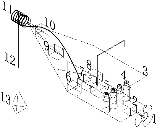 Automatic fixed-point fixed-depth water sampler