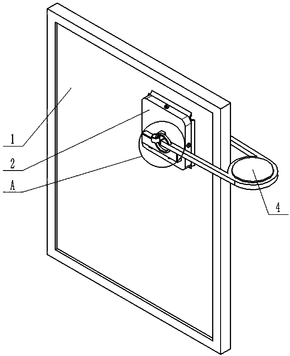 Master-slave magnetic type window wiping robot