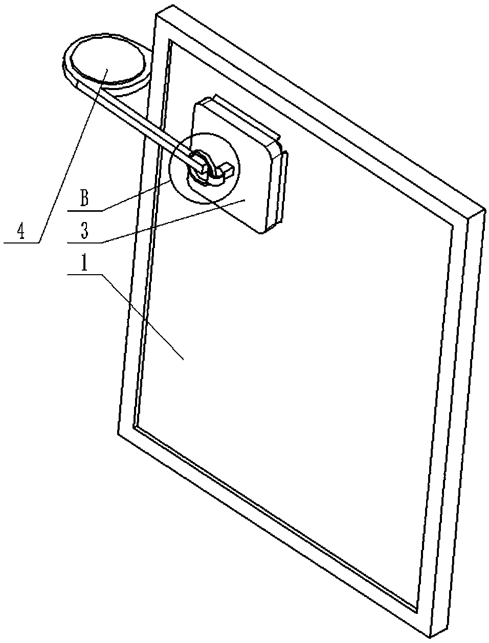 Master-slave magnetic type window wiping robot