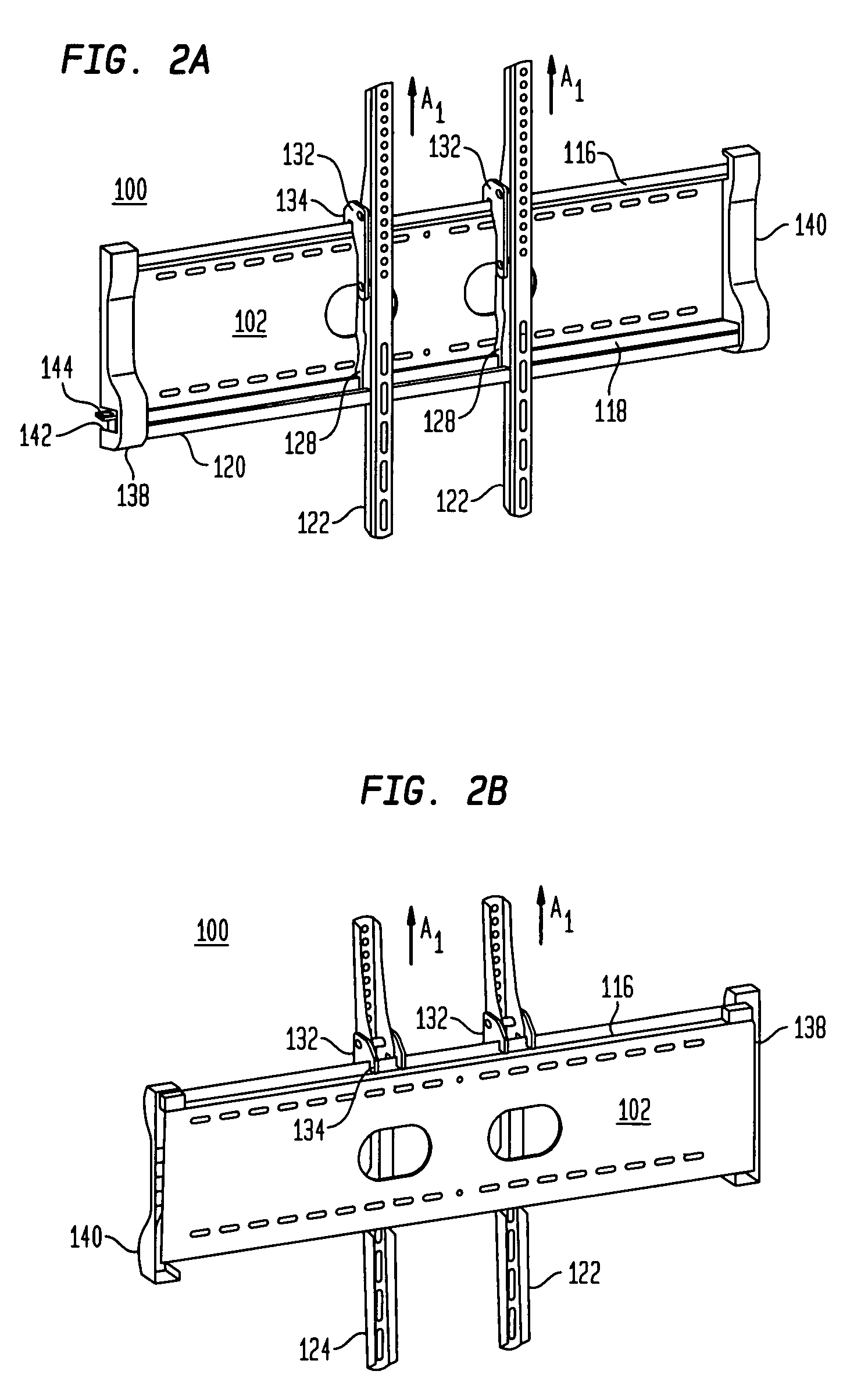 Flat panel display mounting system