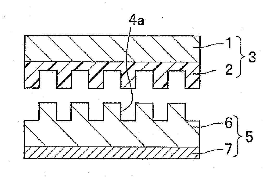 Stamper for transferring fine pattern and method for manufacturing thereof