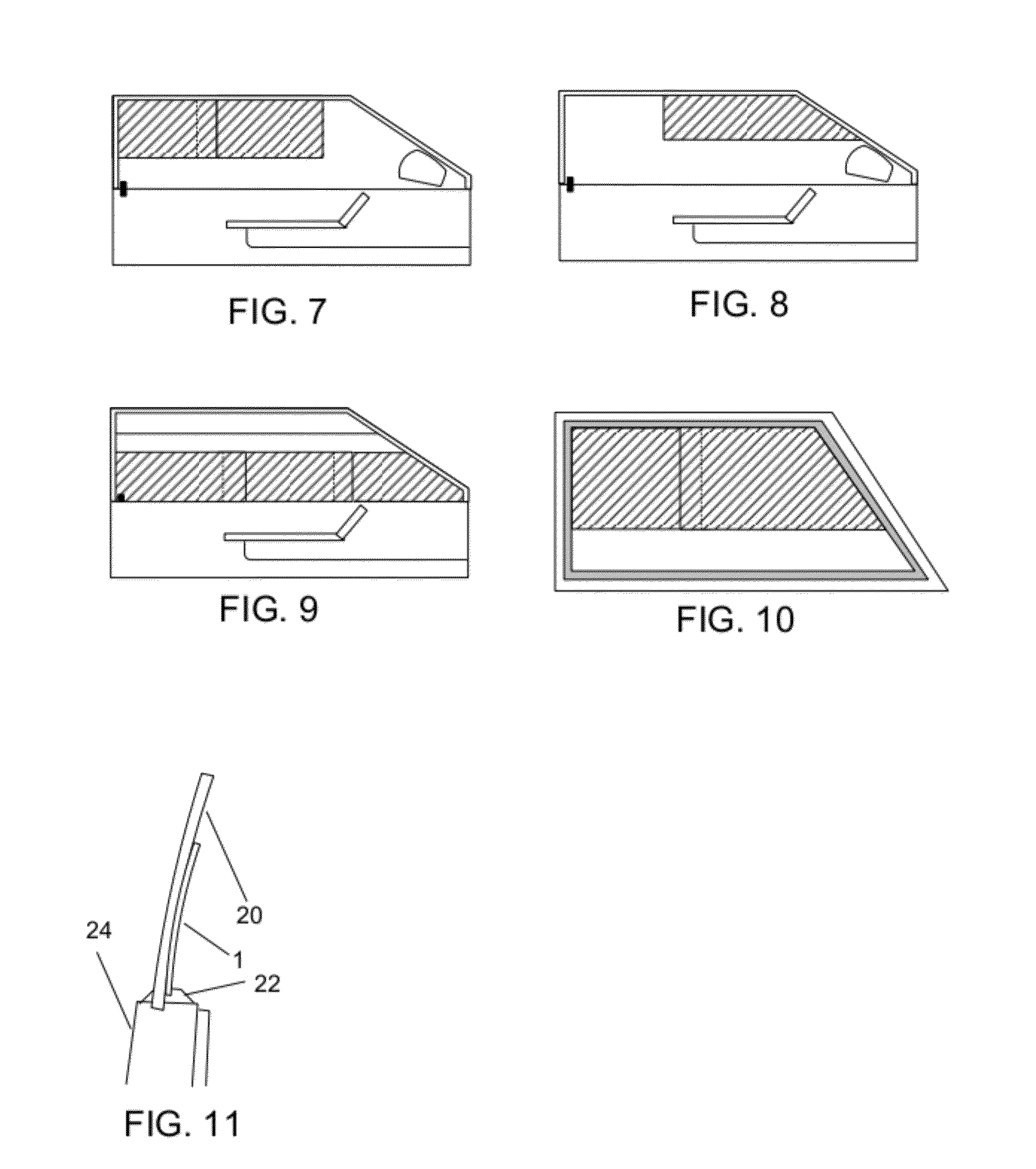 Sun shade panel and device