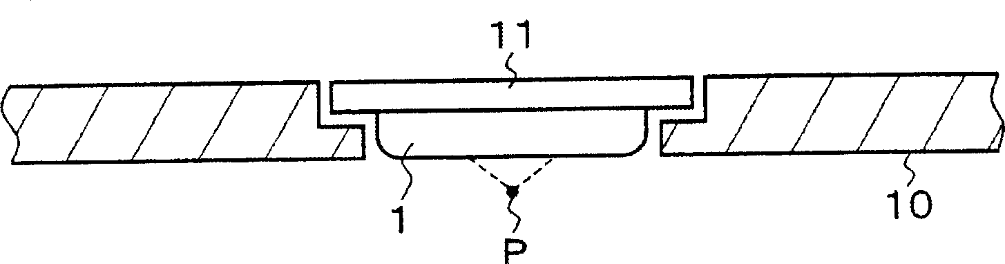 Smoke sensor using scattering light