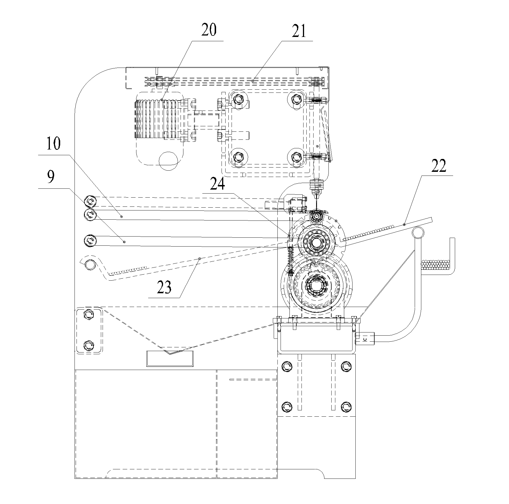 Drilling equipment for columnar pieces