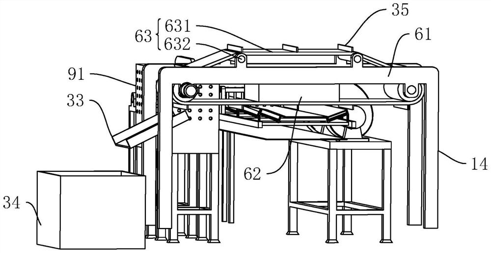 A waste glass processing system