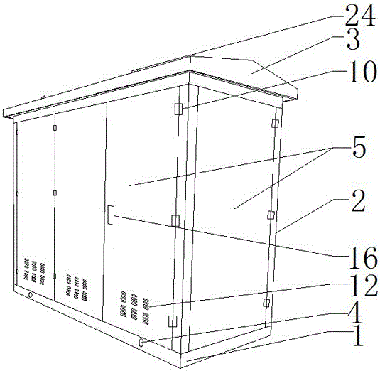 An outdoor ring main unit storage case