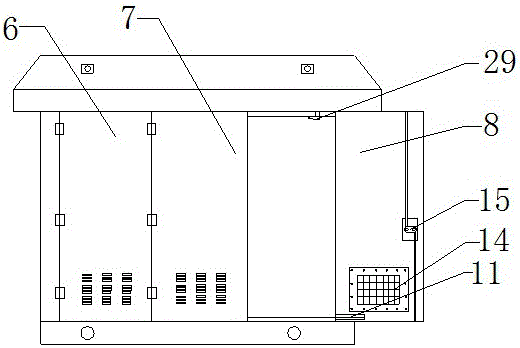 An outdoor ring main unit storage case