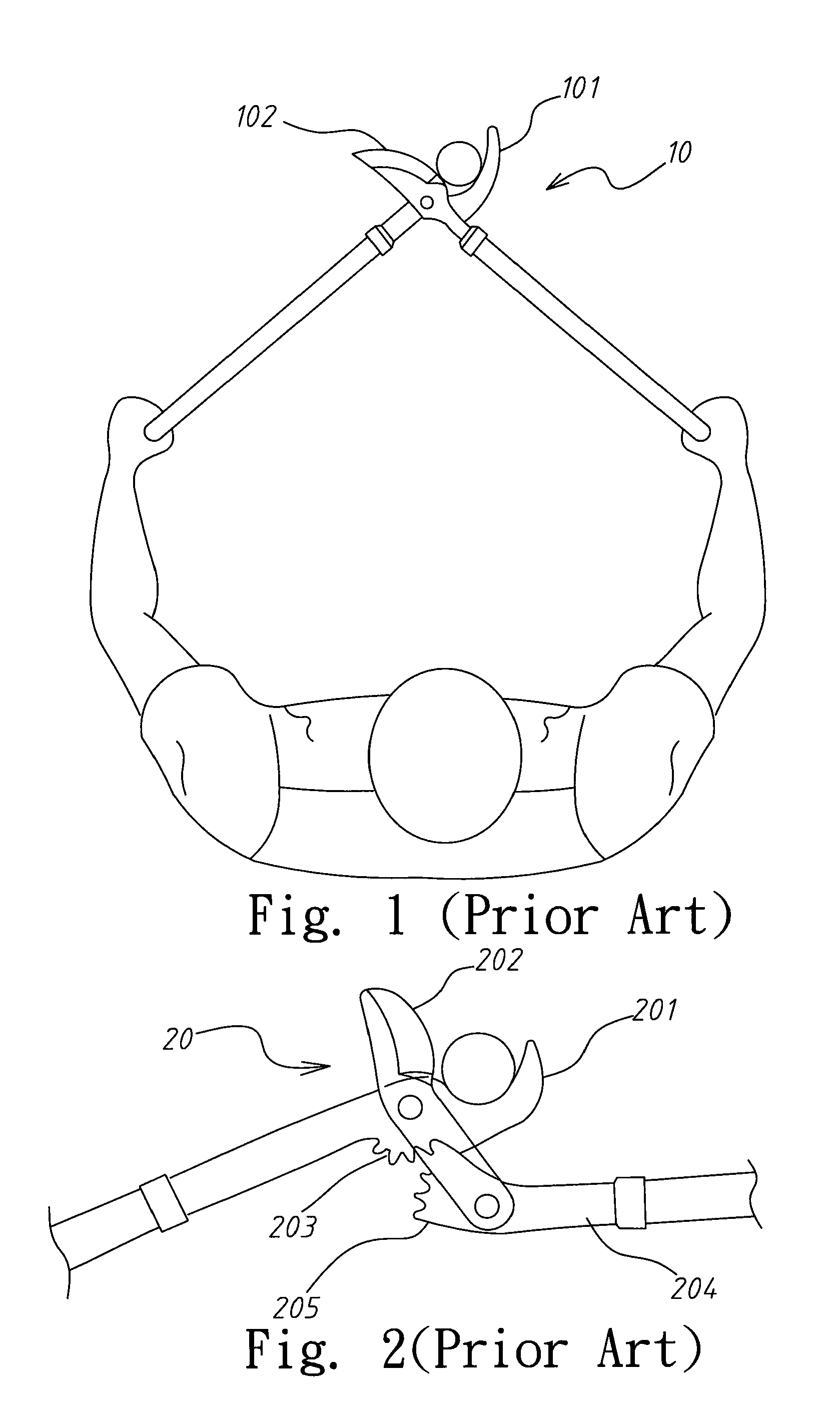 Labor-saving garden scissors