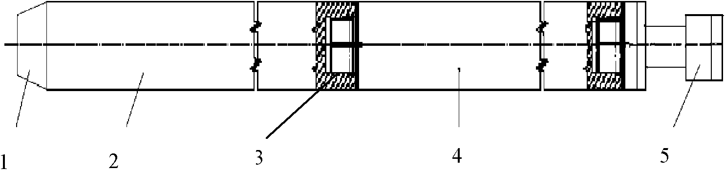 Manufacturing method for continuously rolling seamless steel pipe by using hollow mandril