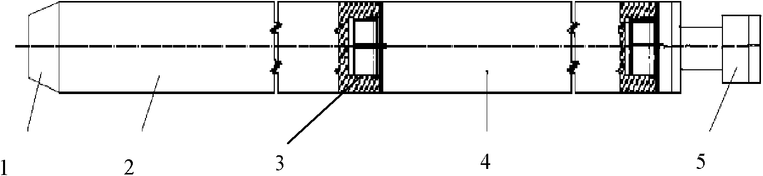 Manufacturing method for continuously rolling seamless steel pipe by using hollow mandril