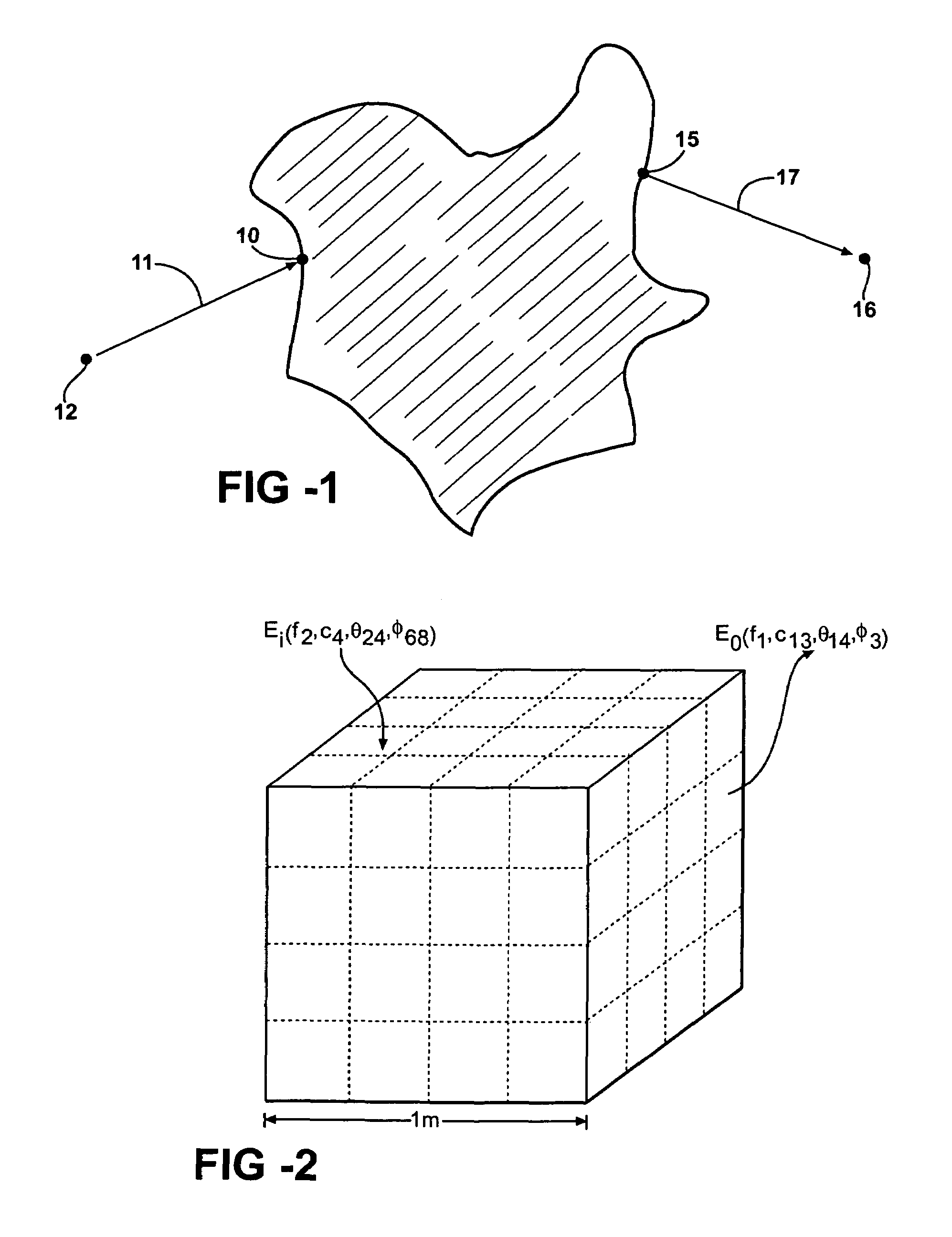 Method and program product for determining a radiance field in an optical environment