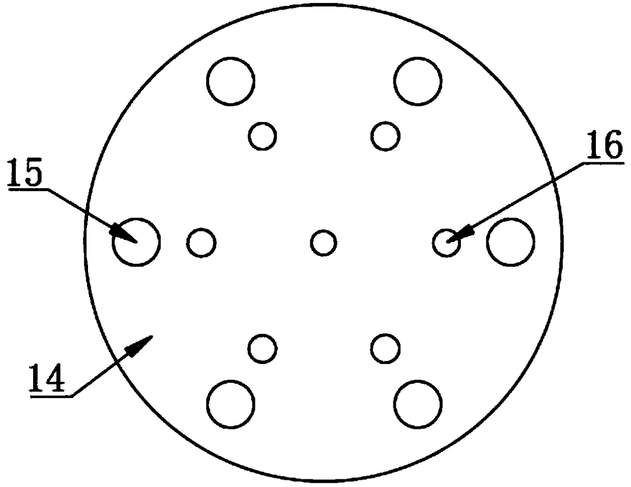 Feed mixing device capable of preventing caking