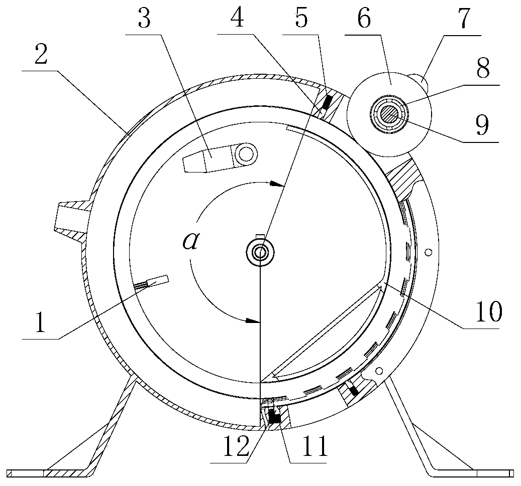 Internal inflation suction type high-speed precision seed metering device