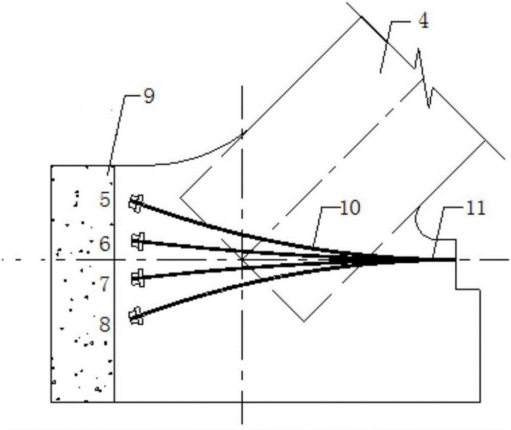 Construction method for rapidly replacing arch bridge tie bars in situ