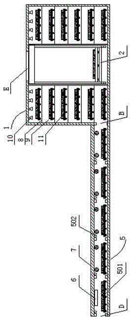 Low energy consumption curing kiln for curing concrete components and manufacturing method