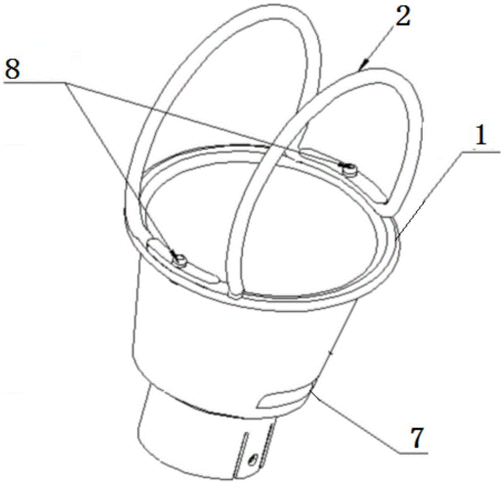 Cover body with support frames