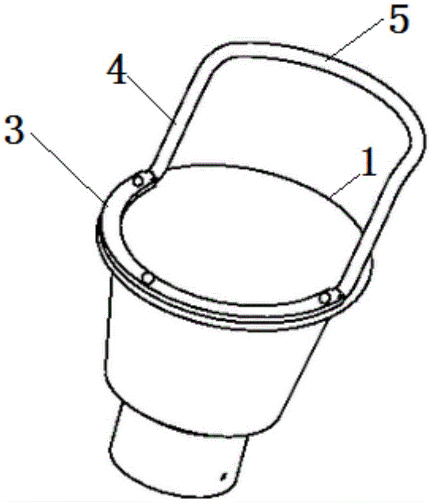 Cover body with support frames