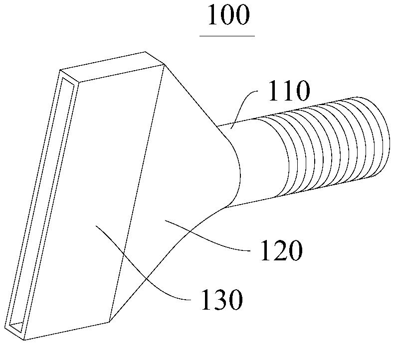 Air knife body, air knife device and drying equipment