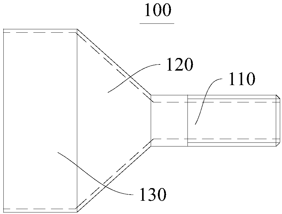 Air knife body, air knife device and drying equipment