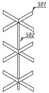 Direct absorption solar heat collector based on secondary reflection concentrating system