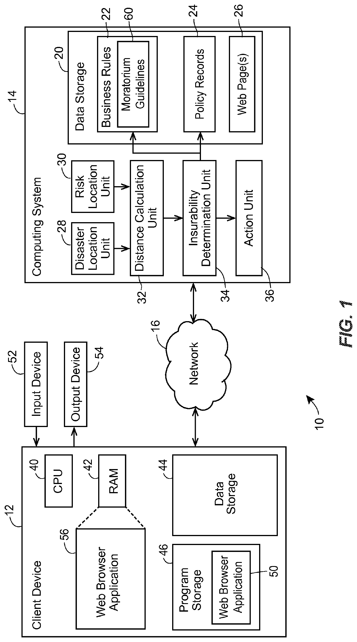 Determination of insurability after a natural disaster