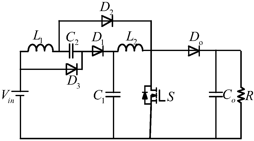 Single bootstrap cascade DCDC converter