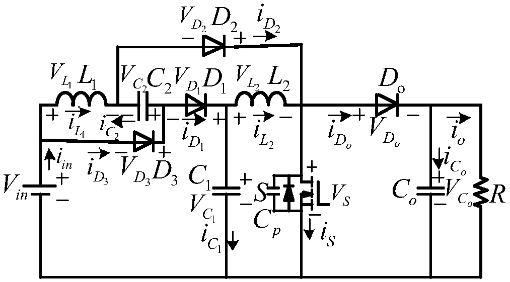 Single bootstrap cascade DCDC converter