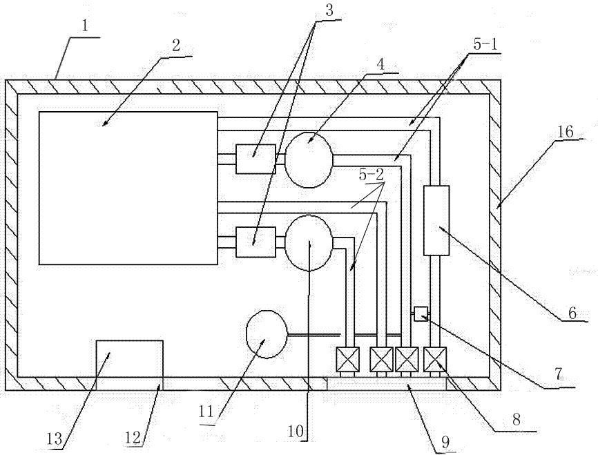 Container type refrigeration station