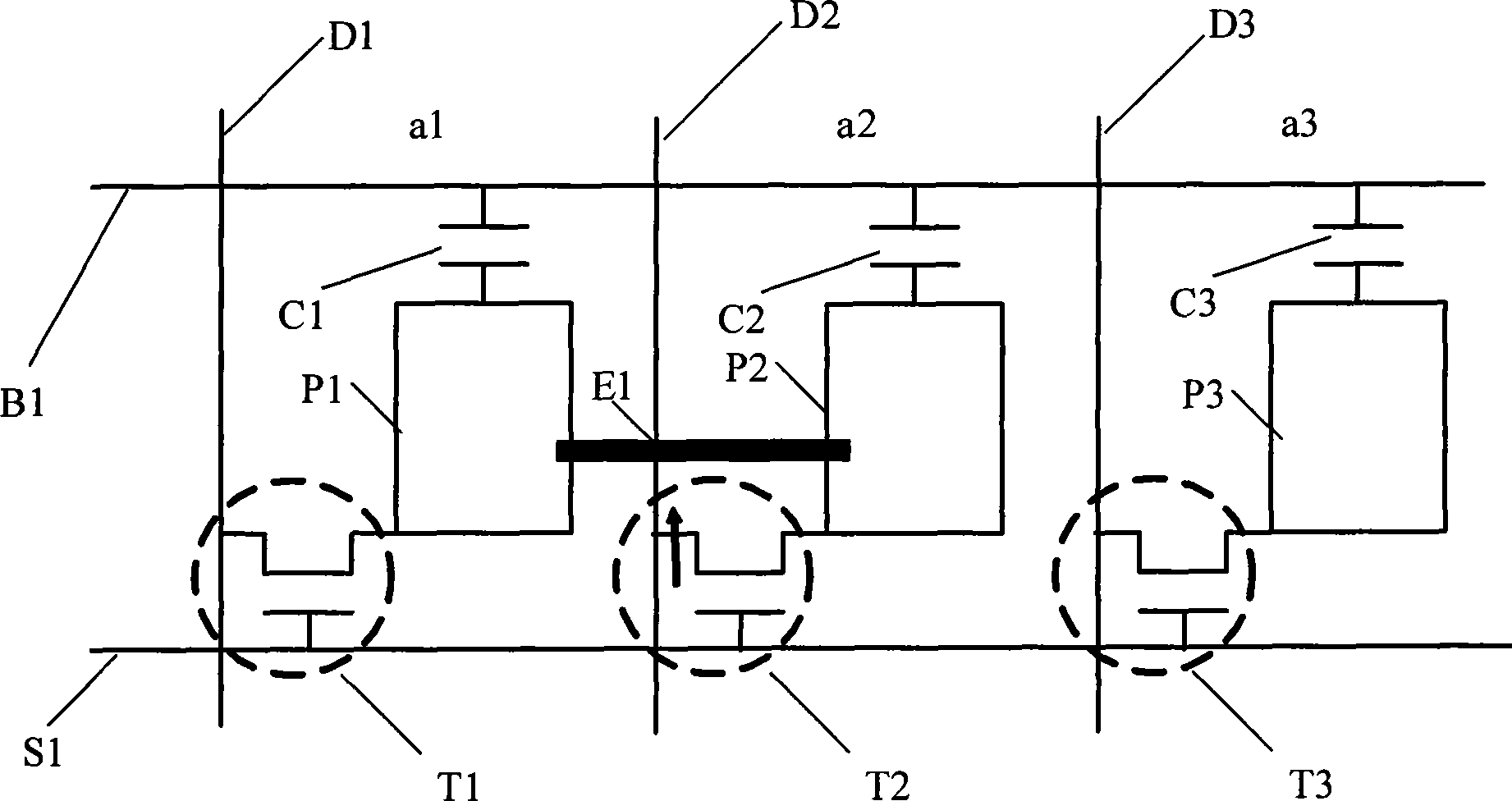 Point defects repairing method of lcd device