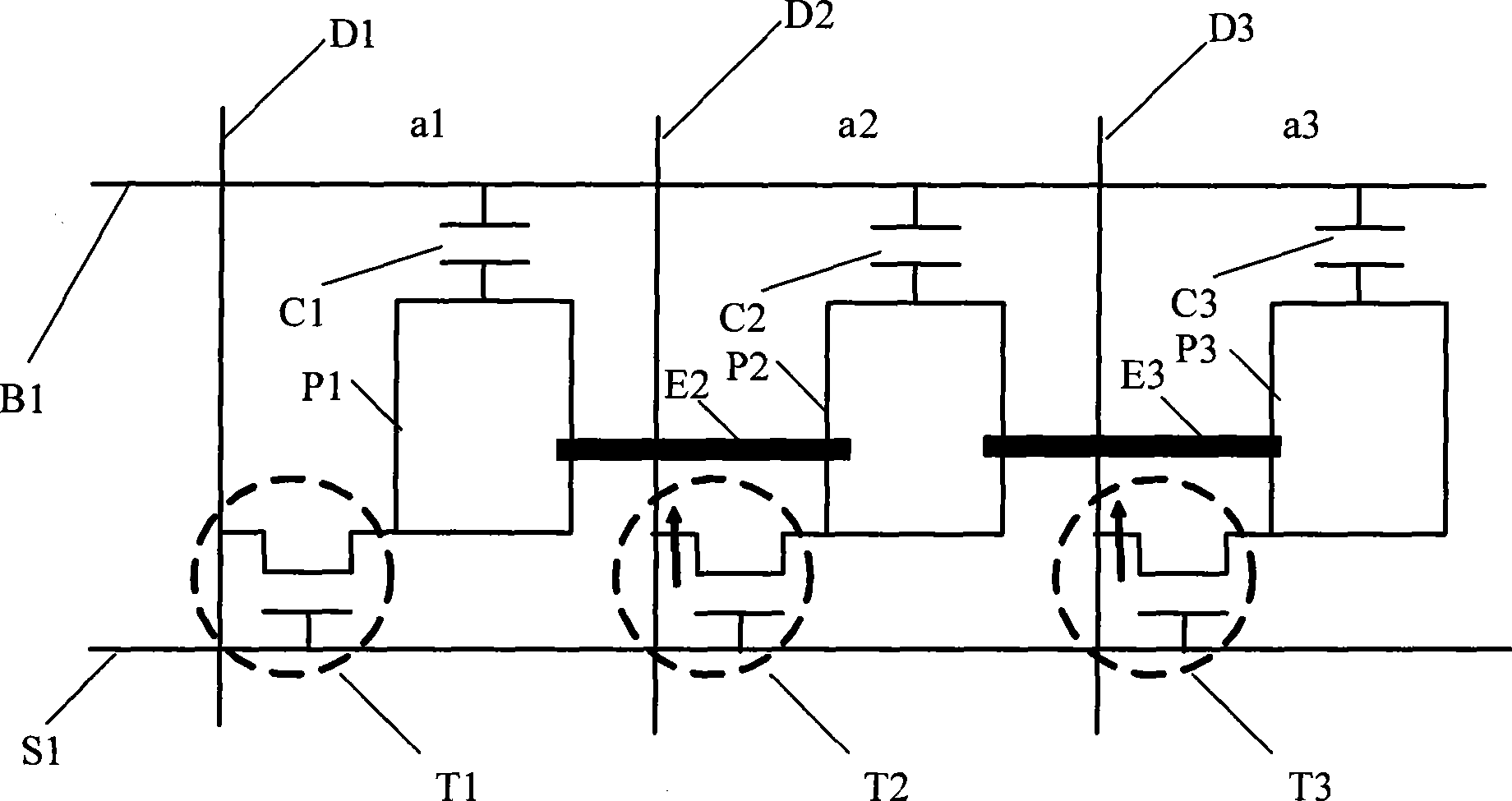 Point defects repairing method of lcd device