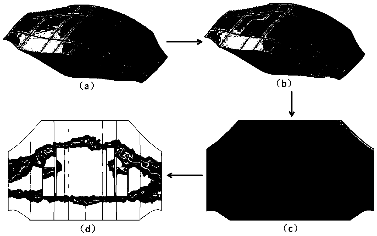 A method for determining the position of a main beam of a wing-body fusion body aircraft