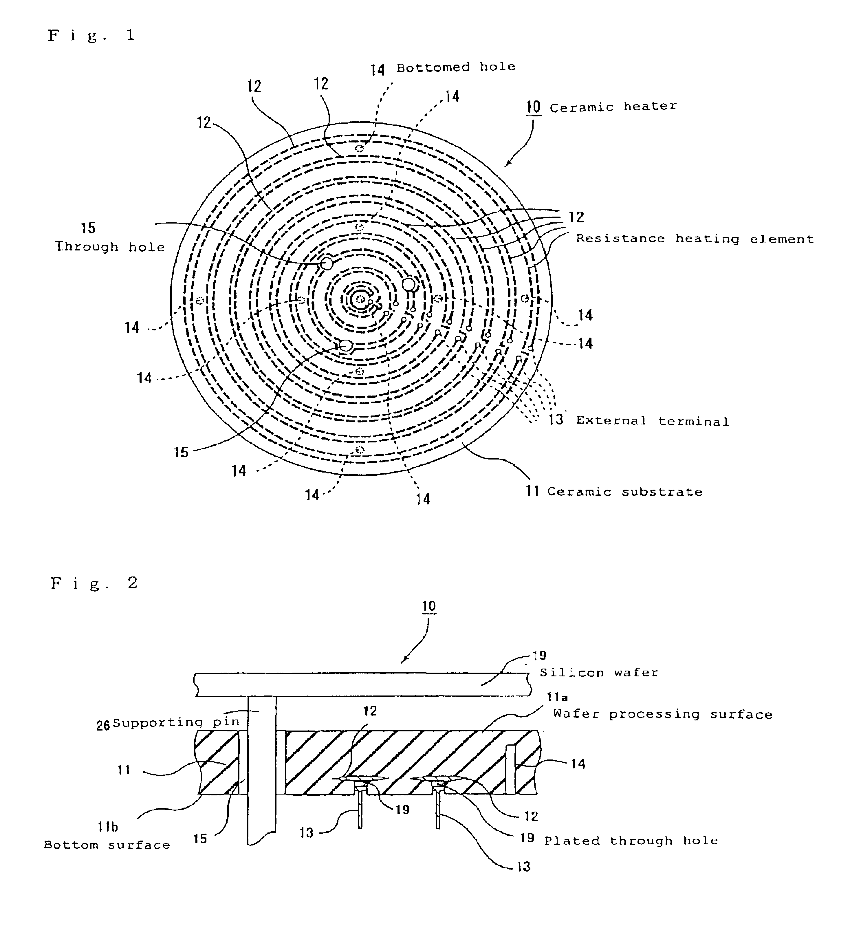 Ceramic substrate and process for producing the same