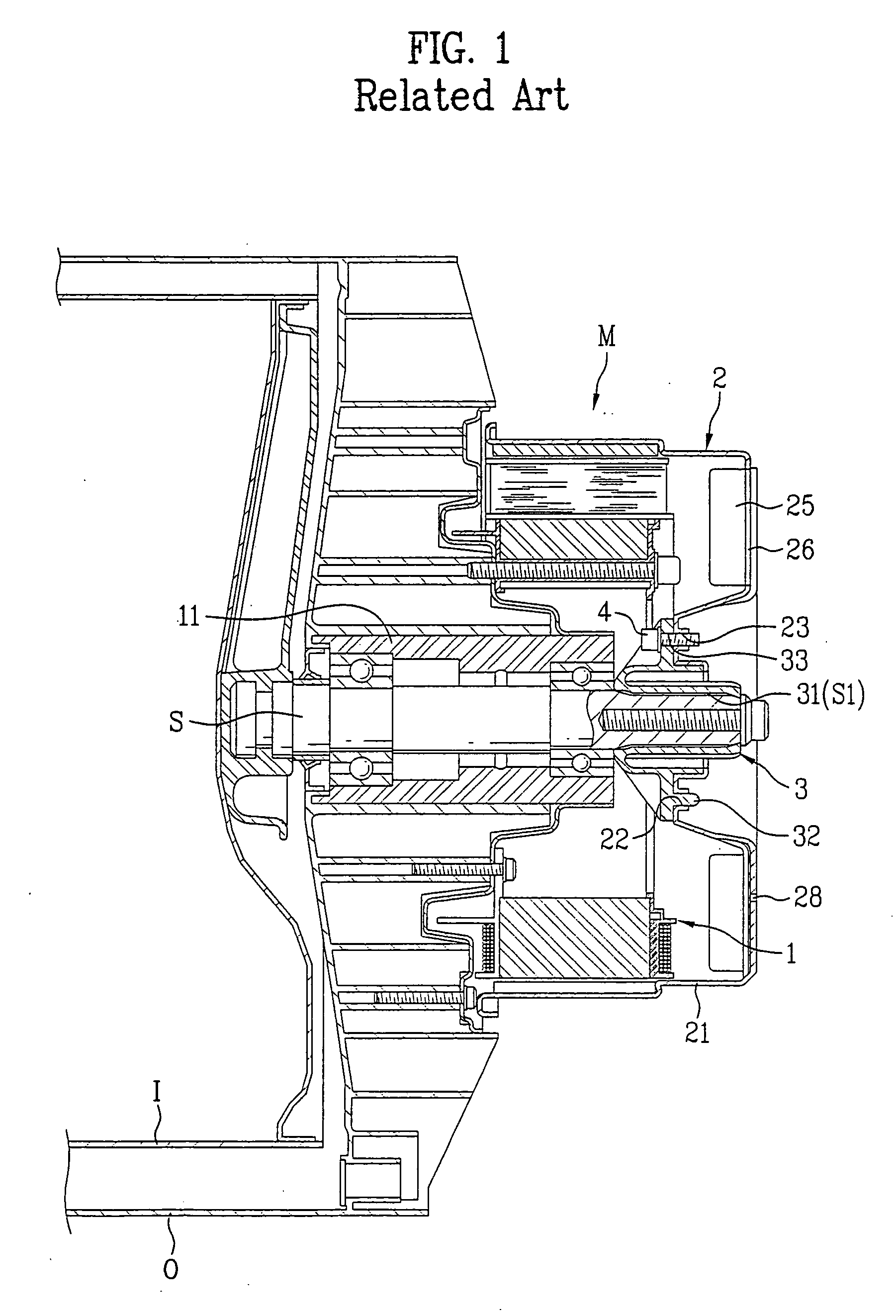 Motor in which an electric leakage to a shaft is prevented