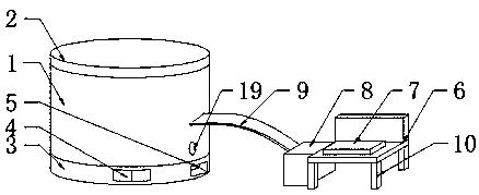 Intermediate-frequency furnace bottom waste purifying smelting device and operation method