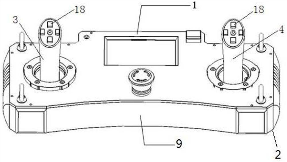 A remote controller for a high-mobility ground unmanned platform and its remote control method