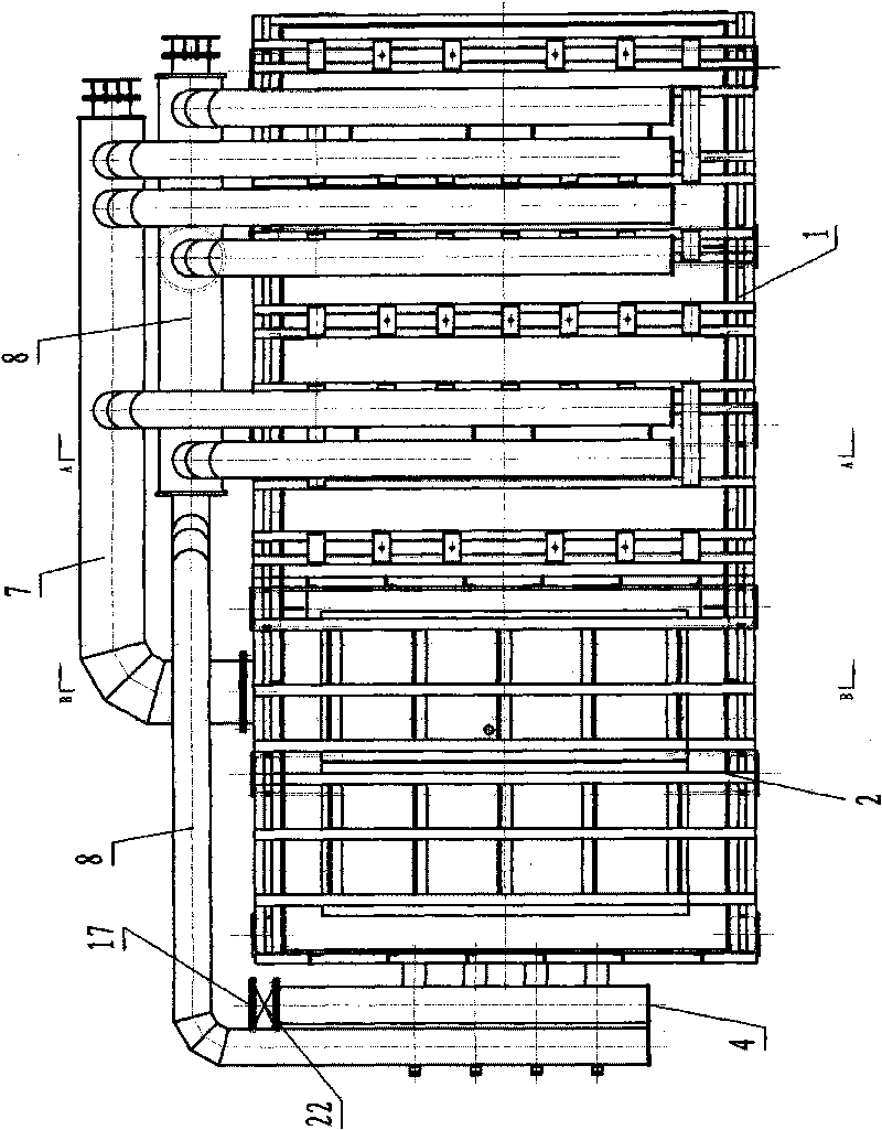 Single preheating, sintering, igniting and heat insulating furnace