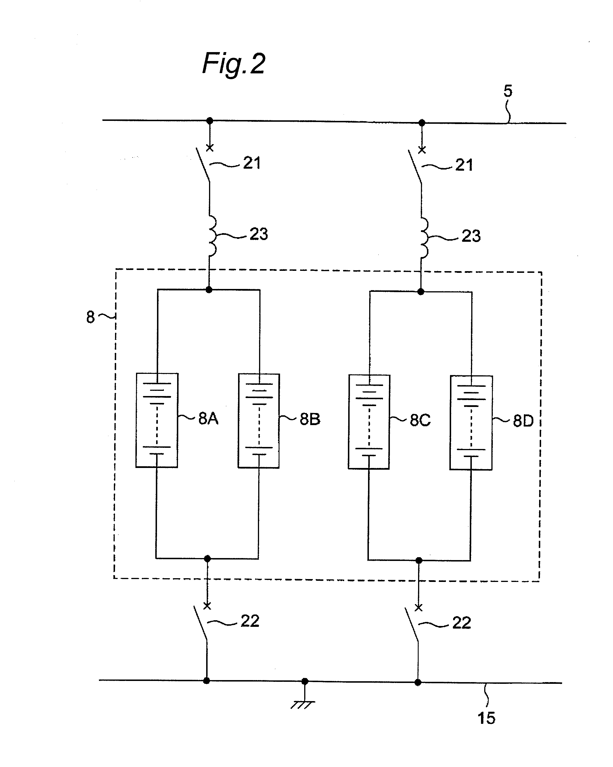 Electric railway power-supply system