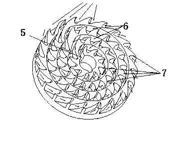 Disc-shaped vortex air energy generator