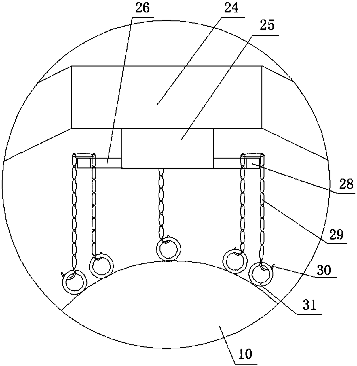 Novel environment-friendly method and device for treating harmful bacteria and worm eggs in livestock excrement