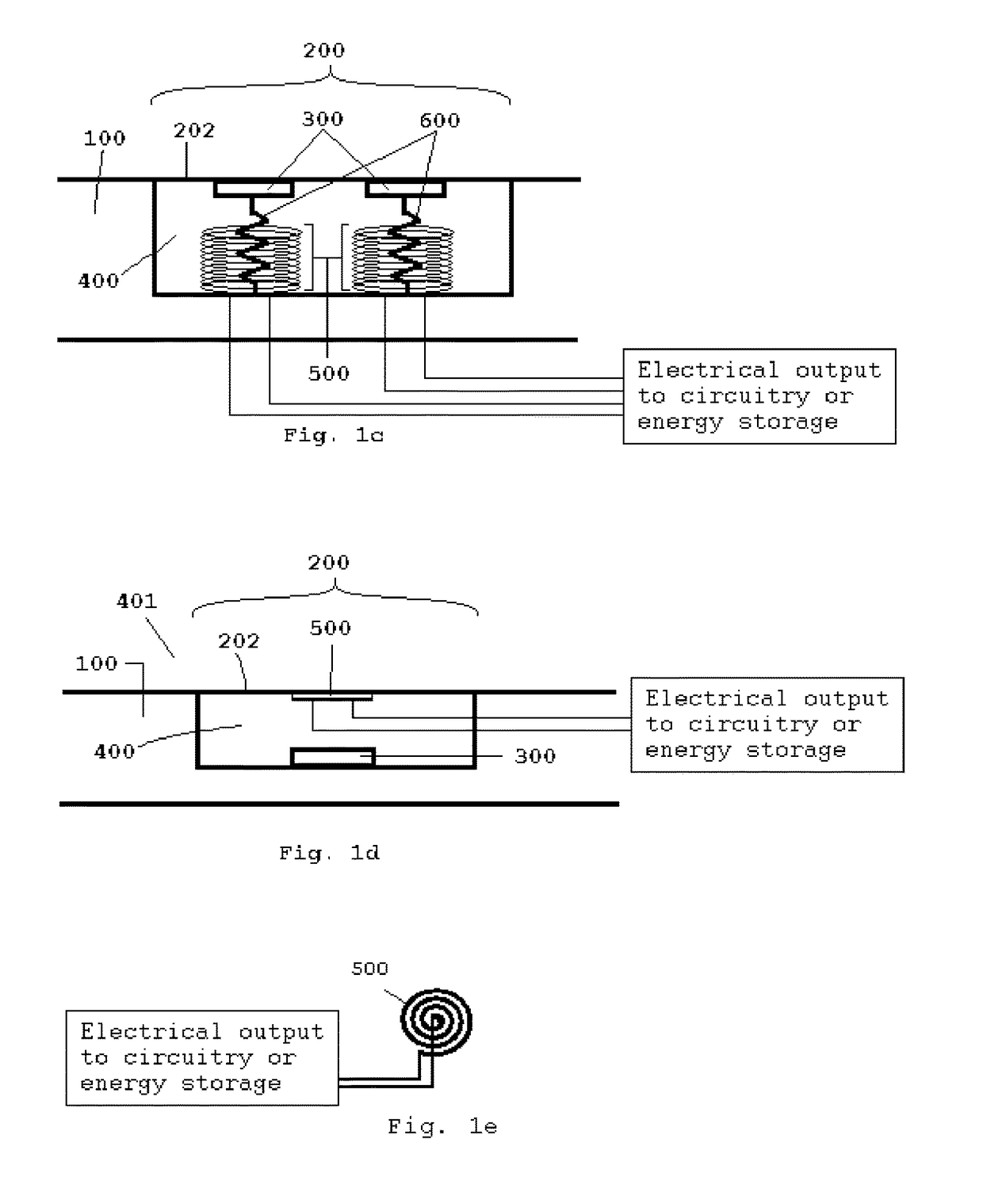 Apparatus for Generating Energy from a Fluid Flow Induced Movement of a Contacting Surface Structure Relative to an Opening to a Cavity in a Frame