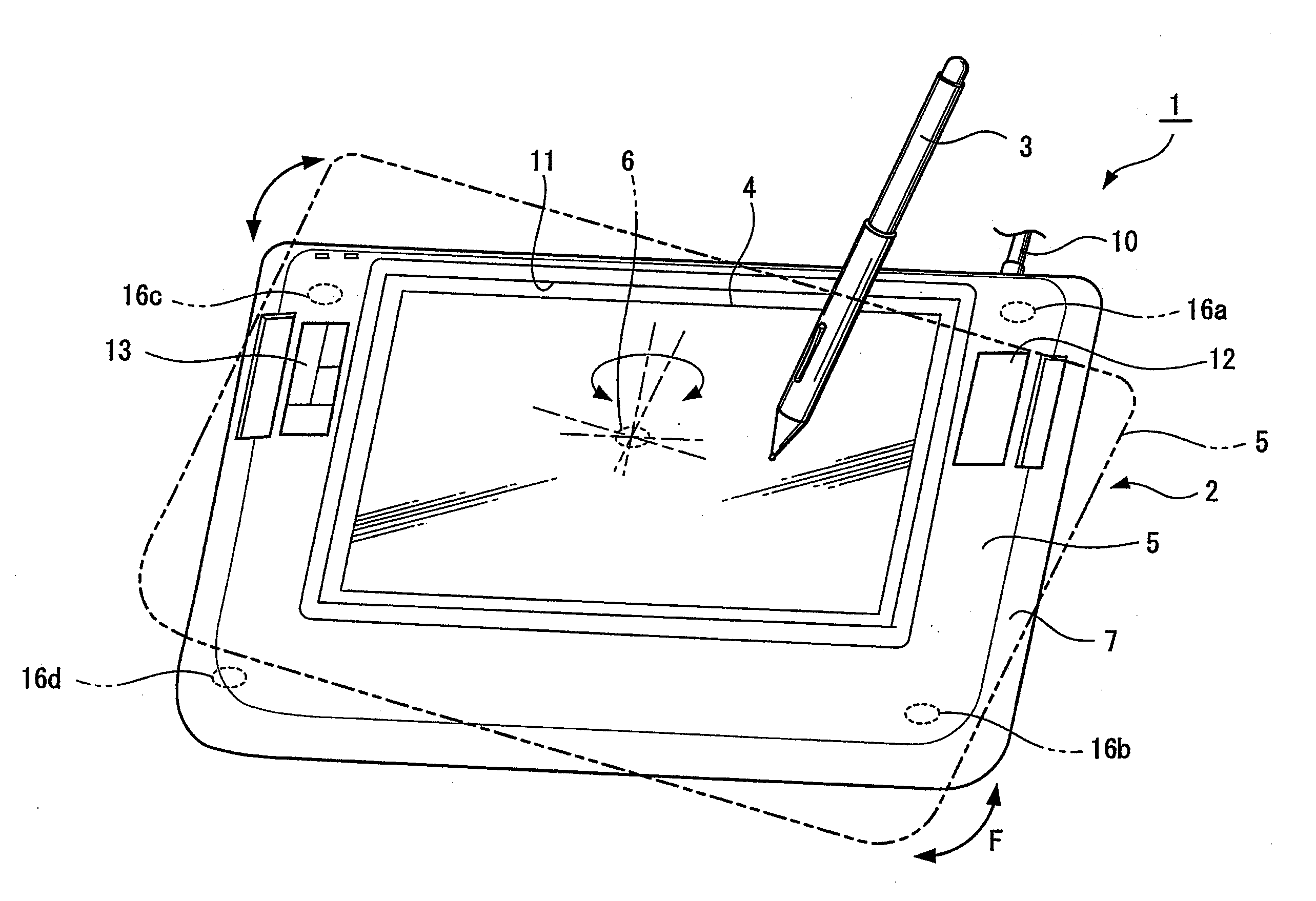 Digitizer and input device