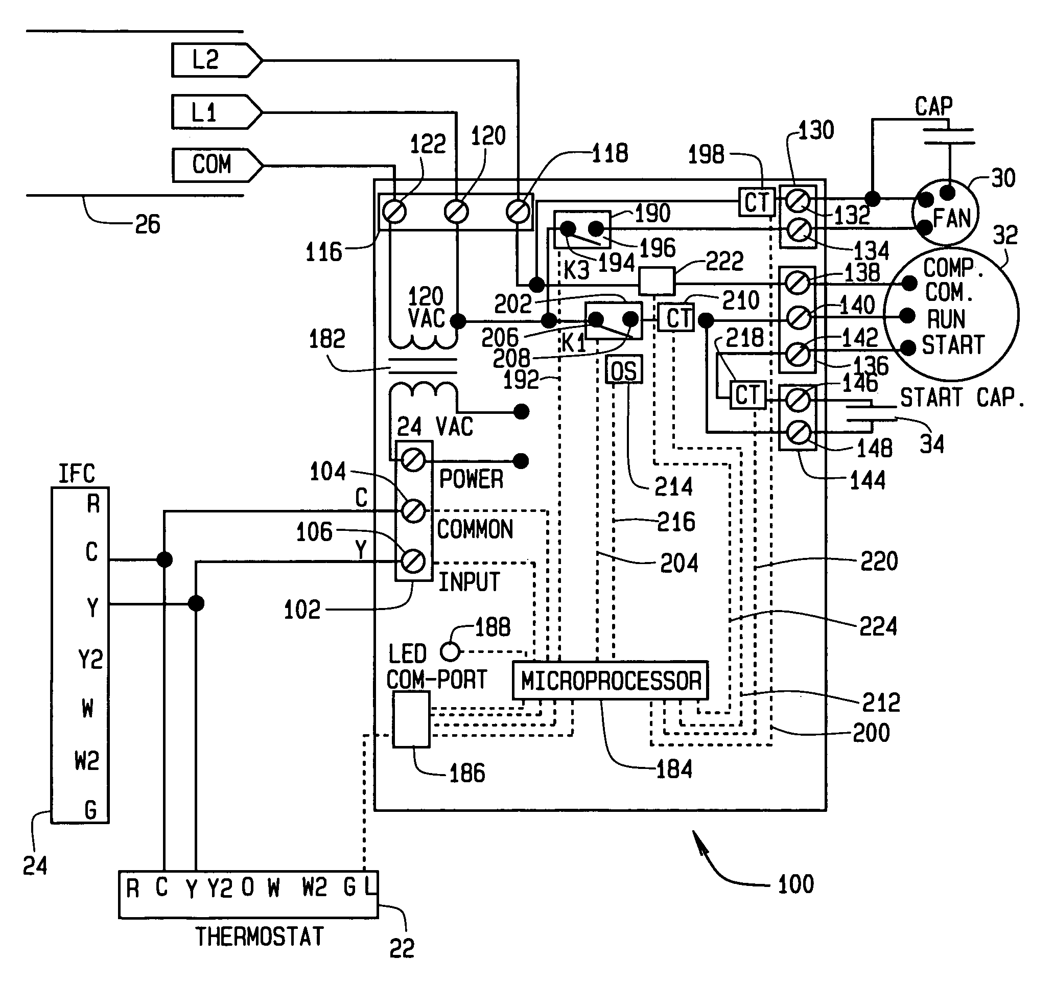 Unitary control for air conditioner and/or heat pump