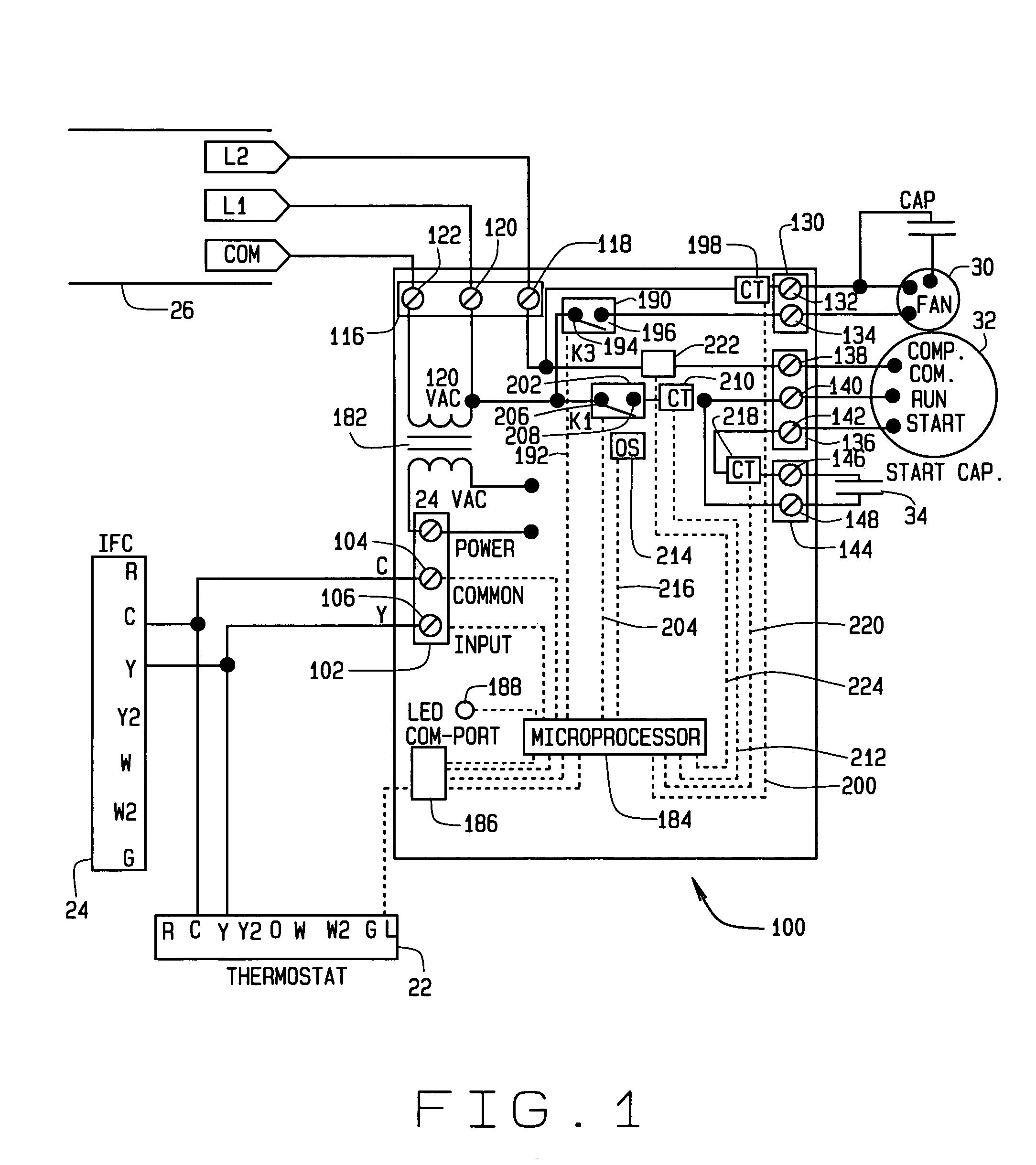 Unitary control for air conditioner and/or heat pump