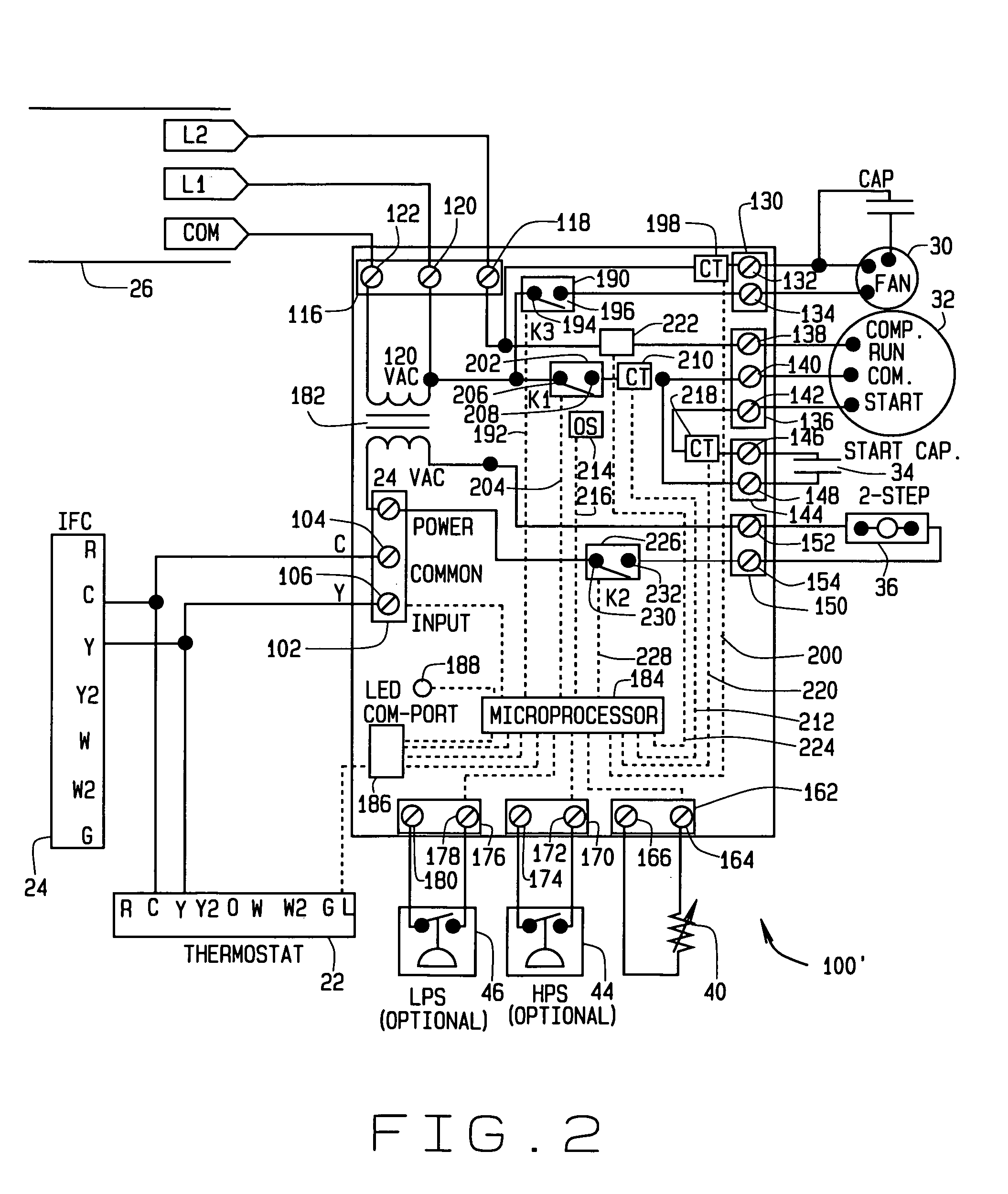 Unitary control for air conditioner and/or heat pump